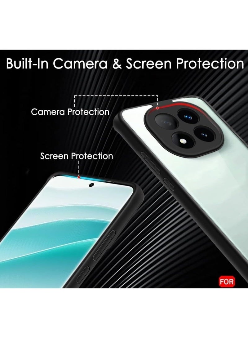 تي ام جراب TM شفاف لـ  ريدمي نوت 14  برو | Redmi Note 14 Pro Cover مضاد للصدمات بحماية الكاميرا وتصميم خفيف وأنيق - Image 2
